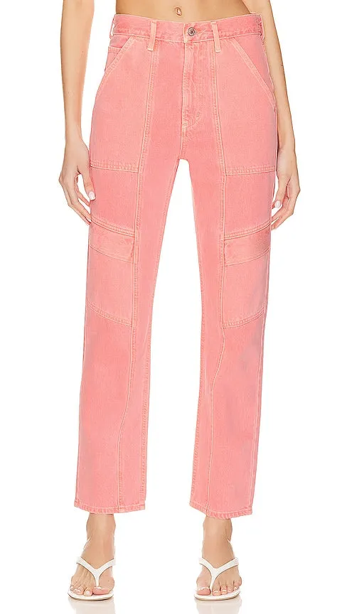 AGOLDE Cooper Cargo in Pink