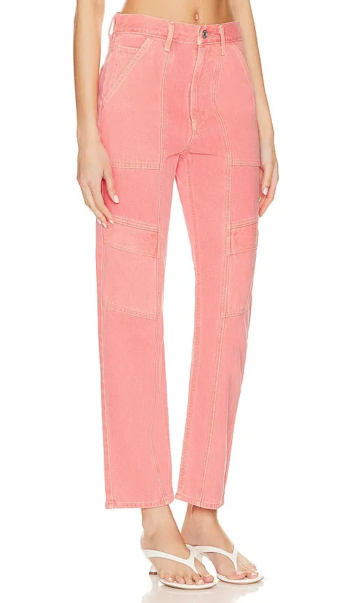 AGOLDE Cooper Cargo in Pink