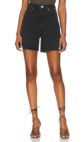 AGOLDE Stella Short in Black