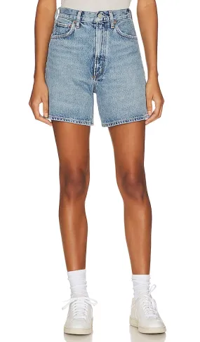 AGOLDE Stella Short in Denim-Medium