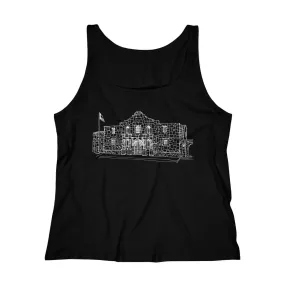 Alamo Chapel - Women's Relaxed Jersey Tank Top
