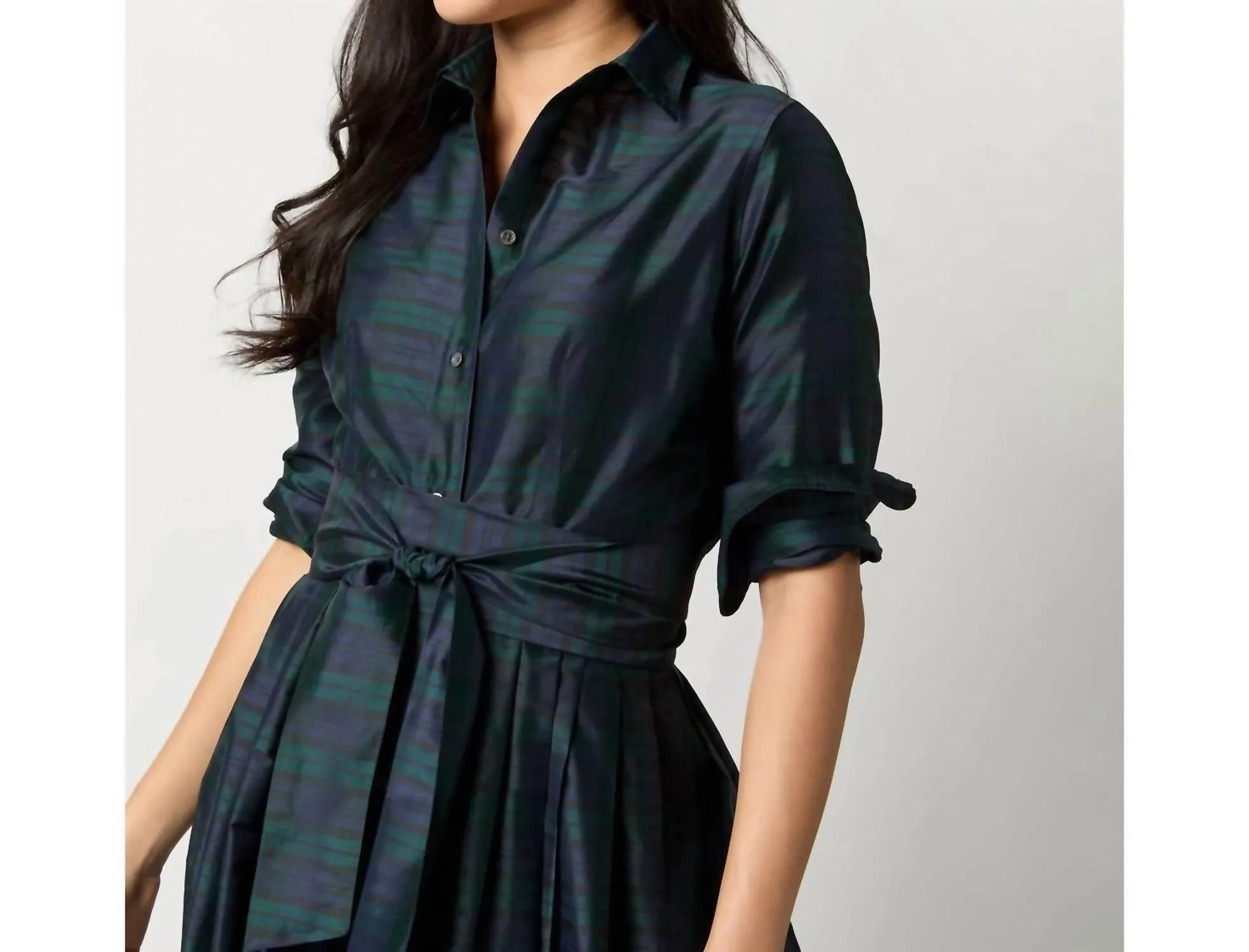 Ann Mashburn - Classic Shirtwaist Maxi Dress