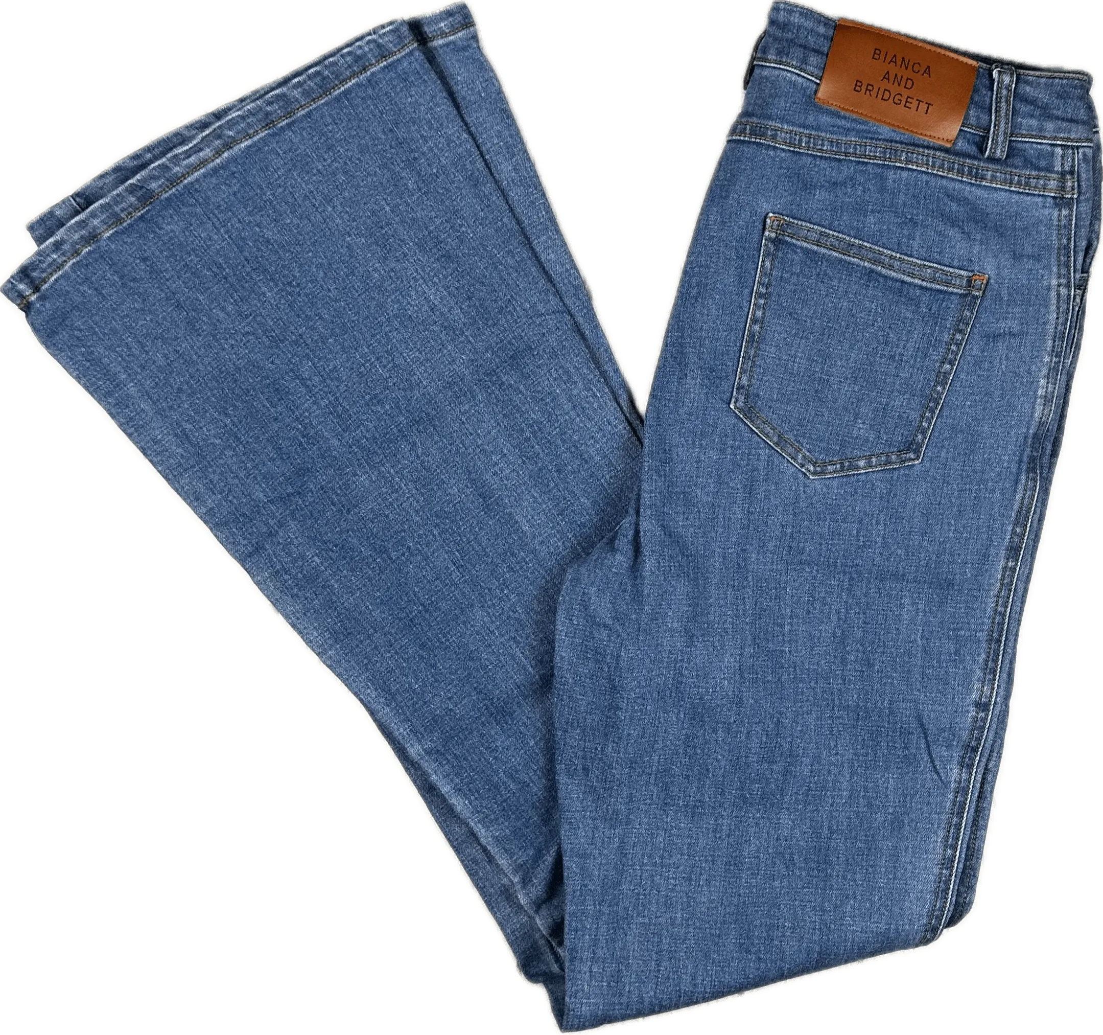 Bianca & Bridgett  'Paige' High Waisted Flares -Size 12