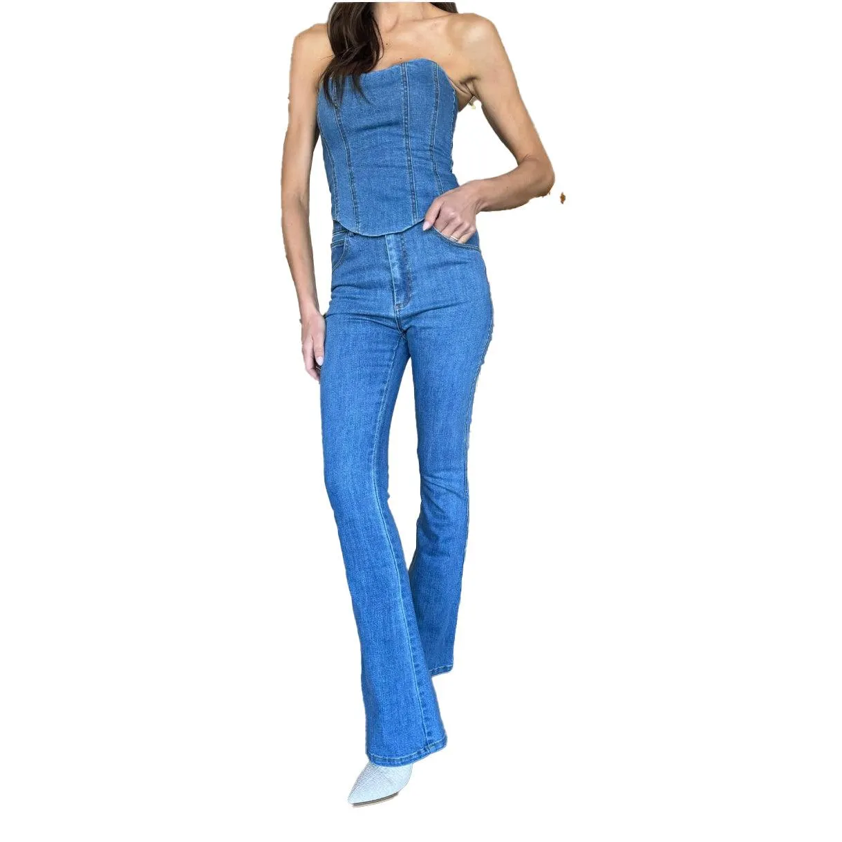 Bianca & Bridgett  'Paige' High Waisted Flares -Size 12