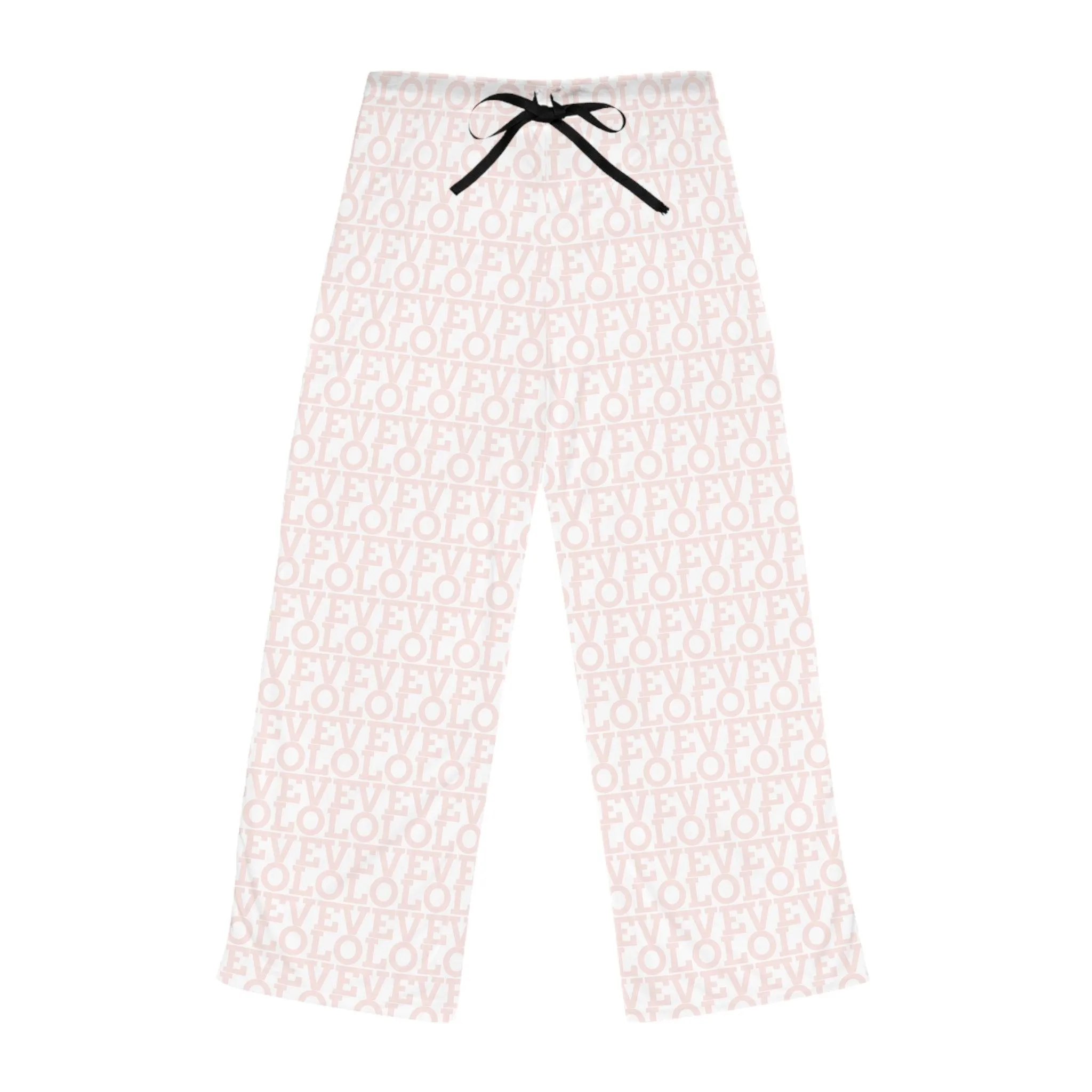 Chic Monogrammed Pink Lounge Pants for Women - Redefine Your Comfort Style
