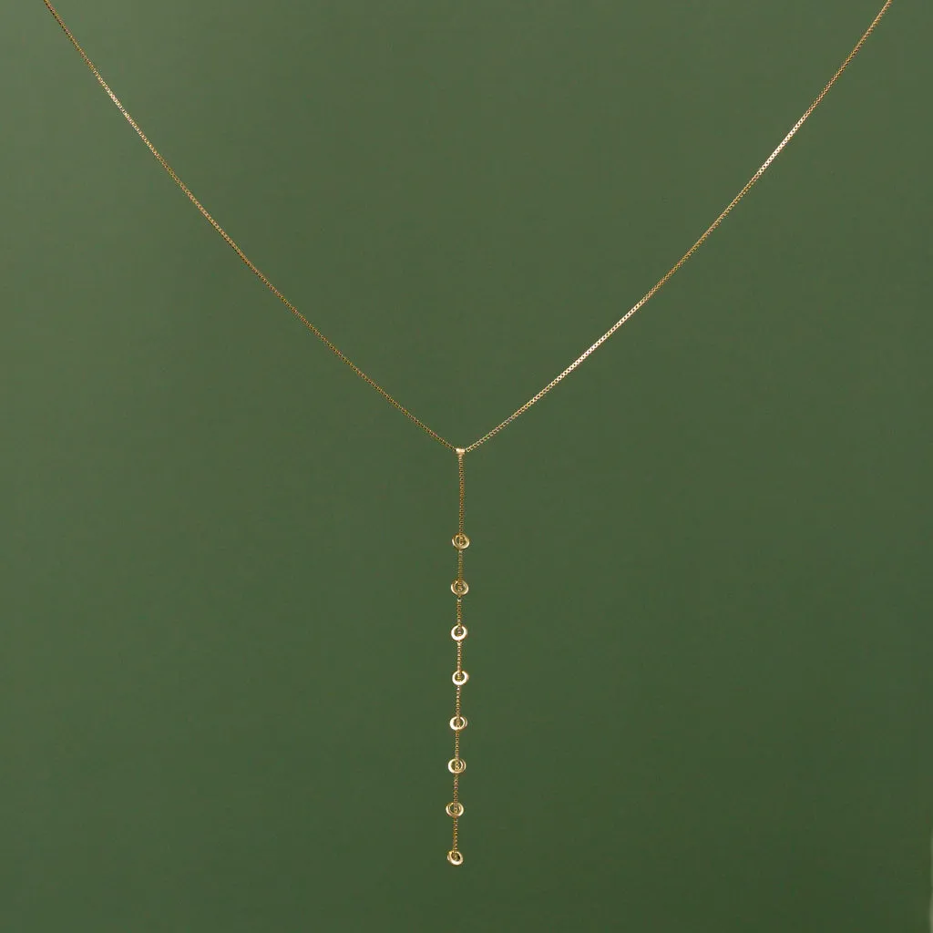 Circle Droplet Necklace