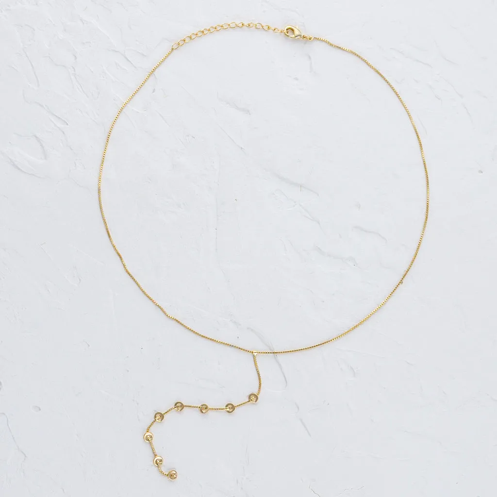 Circle Droplet Necklace