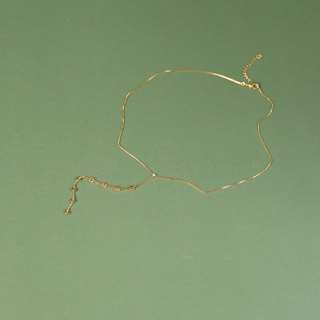 Circle Droplet Necklace