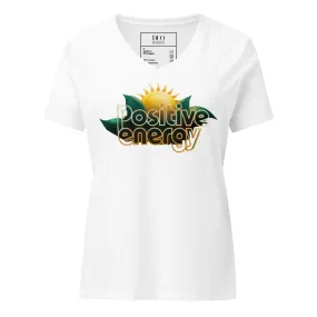 DUO MODERN Positive Energy Women’s Relaxed V-neck T-shirt