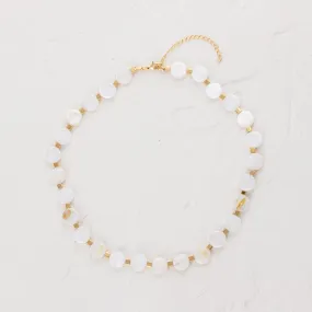 Flat Pearl Necklace