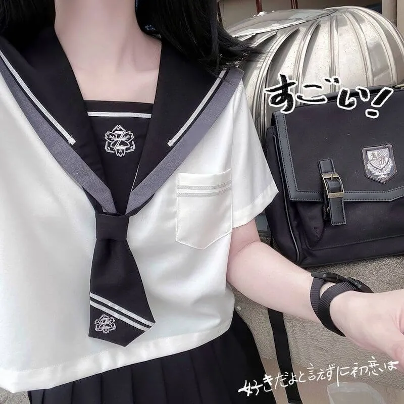 [Grey Black] JK twins uniform set