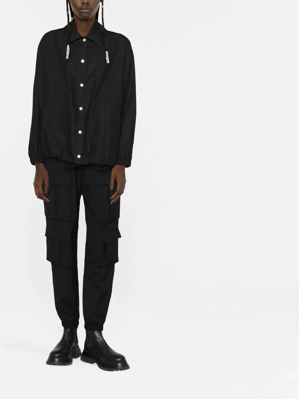 Logo Printed Blouson