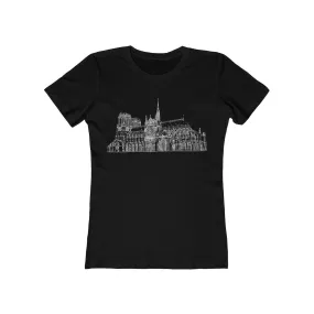 Notre Dame Cathedral - Women's The Boyfriend Tee