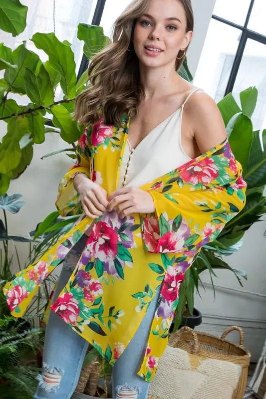 Pre-Order Floral Print Kimono