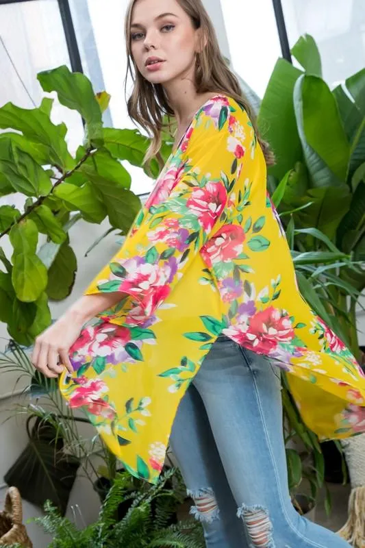 Pre-Order Floral Print Kimono