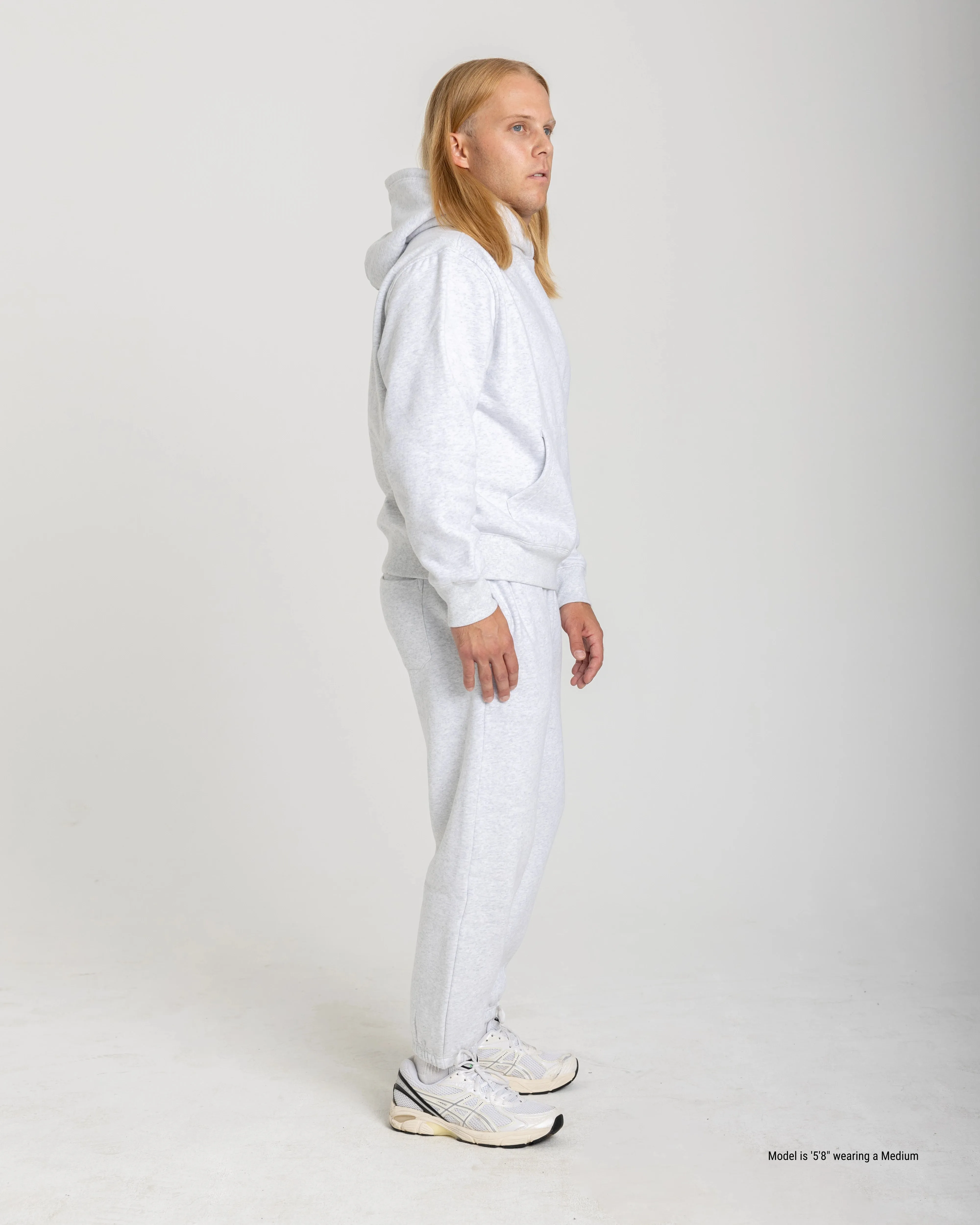 Relaxed Fit Hoodie for Shorter Men