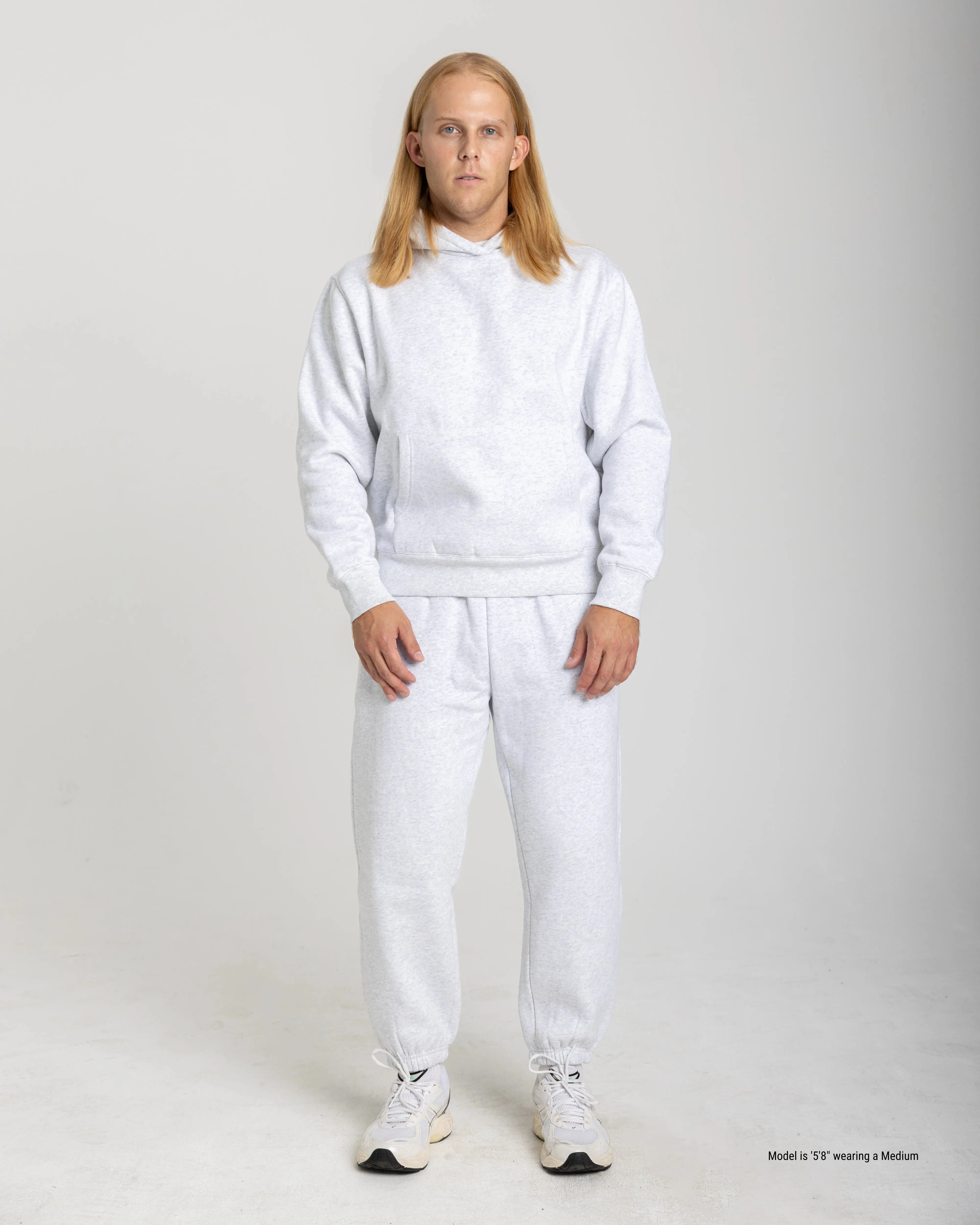 Relaxed Fit Hoodie for Shorter Men