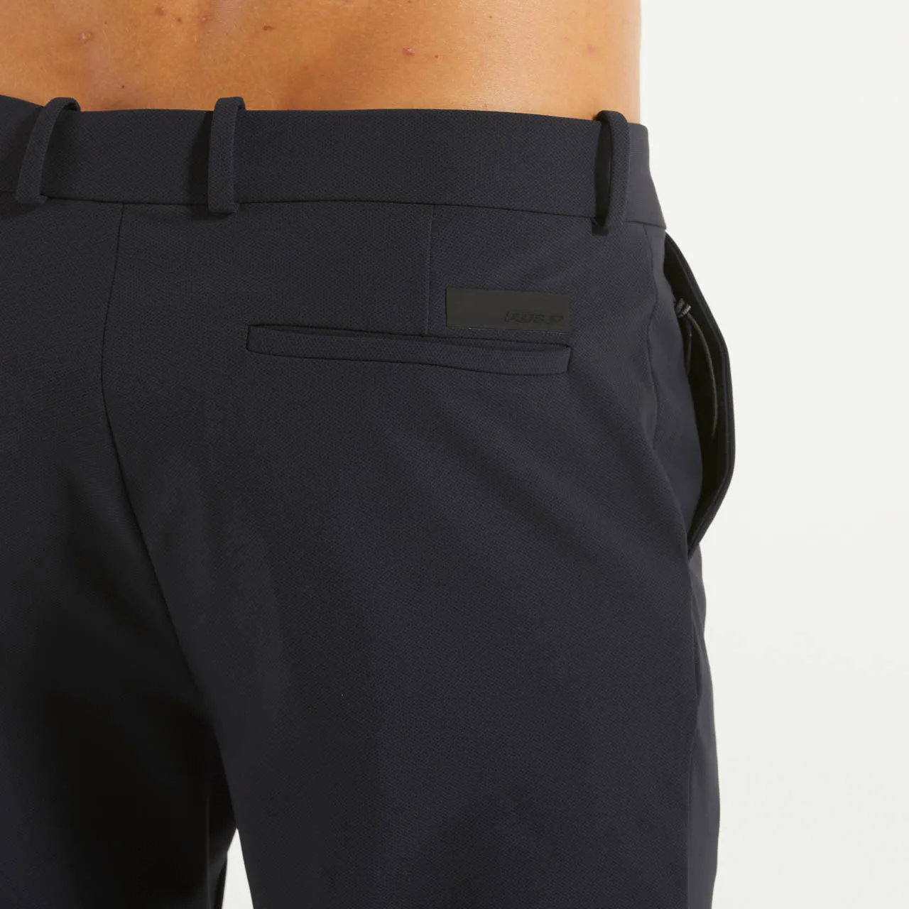 RRD pantalone in tessuto tecnico fantasia blu