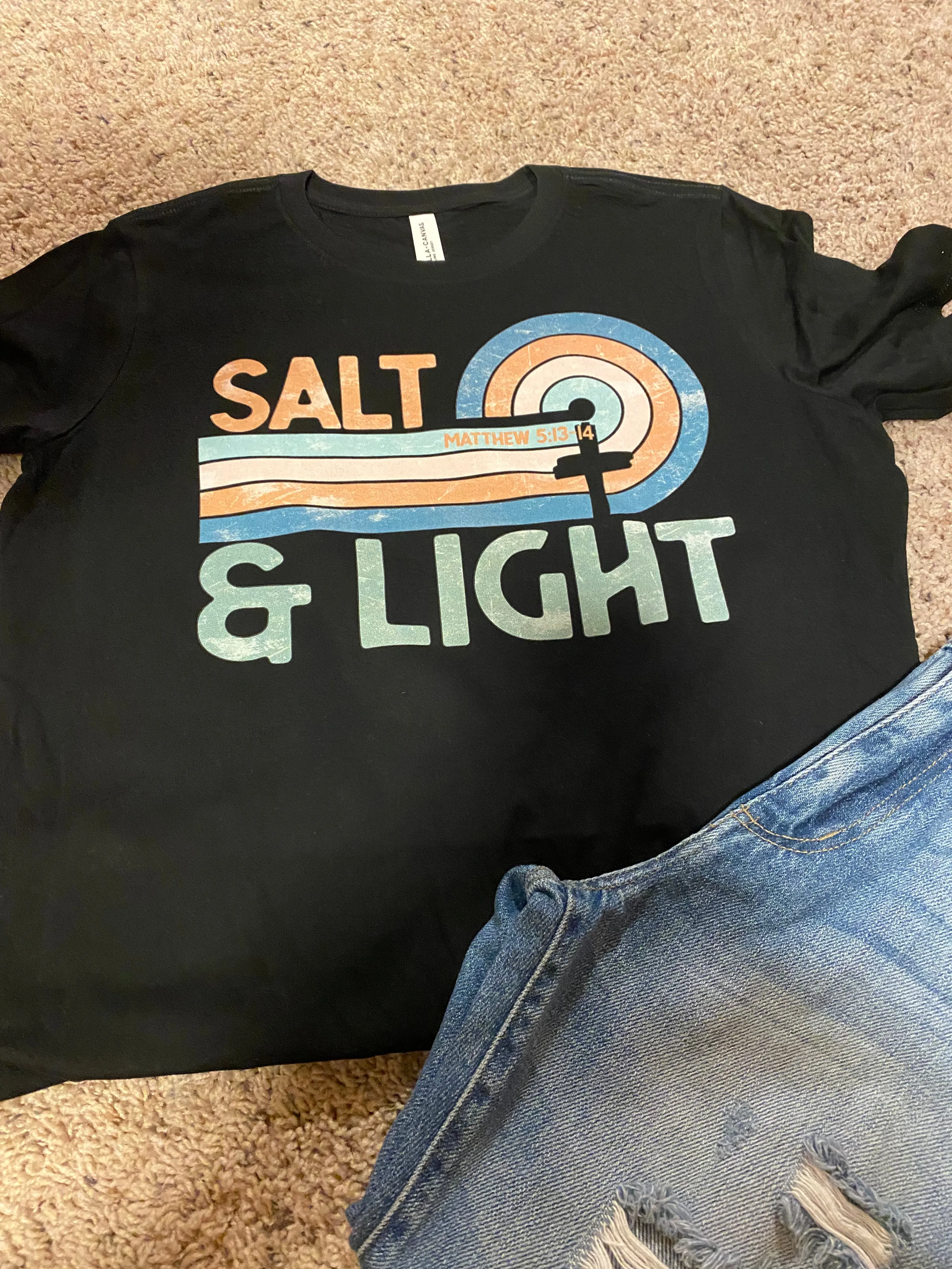 Salt & light tee (Women’s relaxed fit)