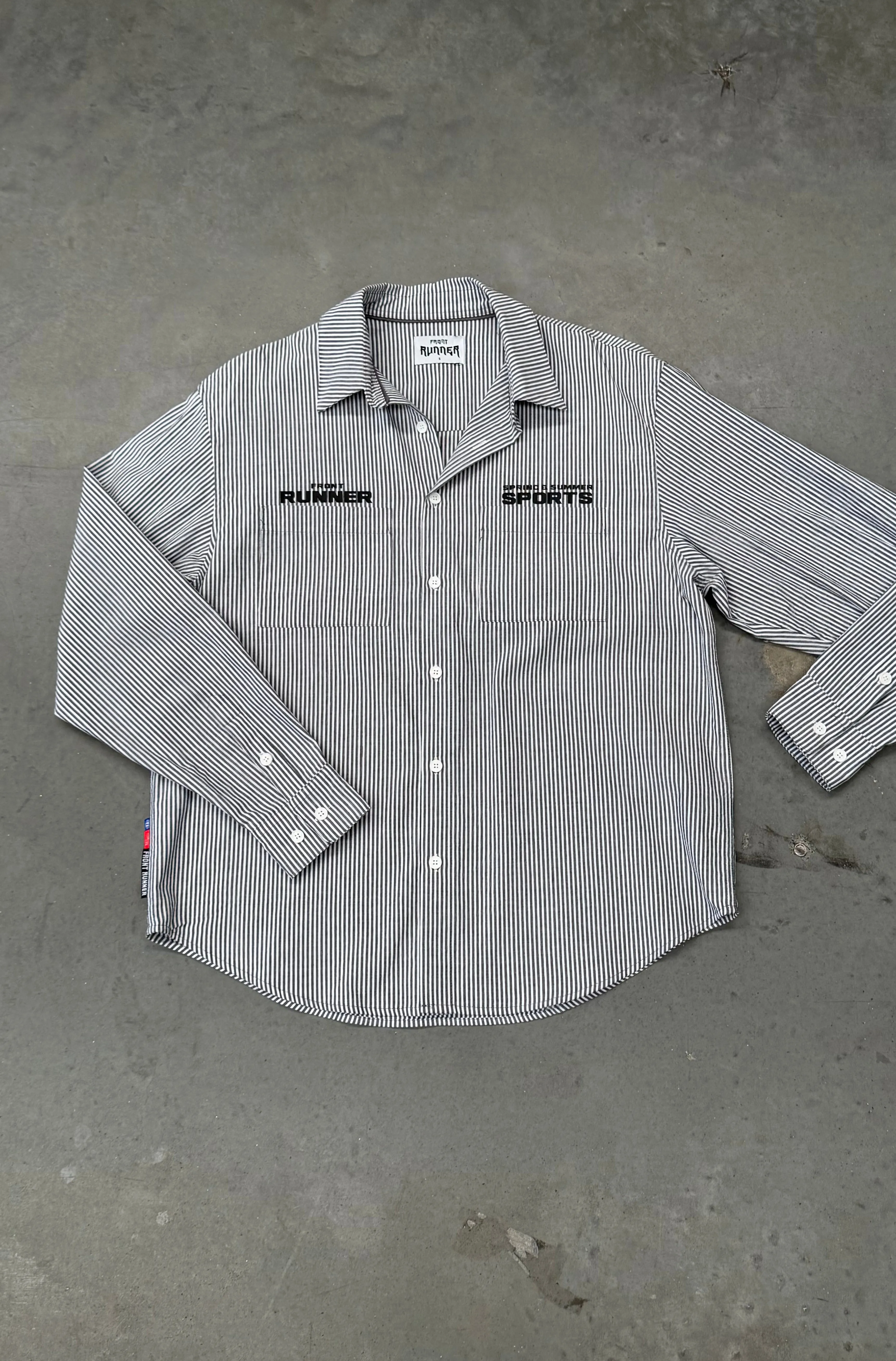 SS Leisure Shirt - Black Stripe